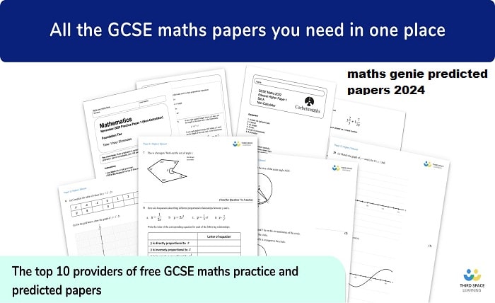 maths genie predicted papers 2024